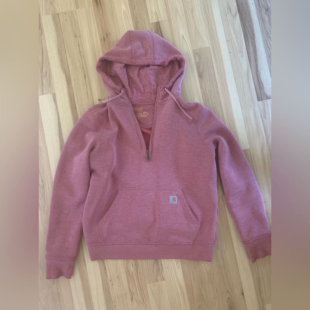 Womens medium pink carhartt sweater shirt